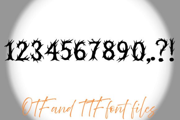 Dead Trees Font preview 4