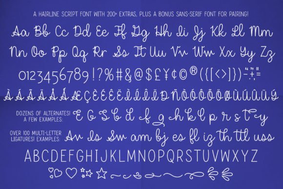 Dear Agatha (single Line) Font preview 2