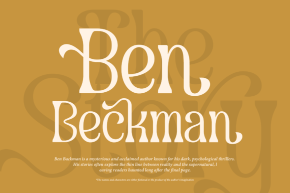 Dearshy Haislein Font preview 3