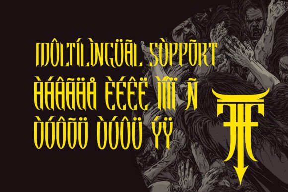 Death Wolfker Font preview 3