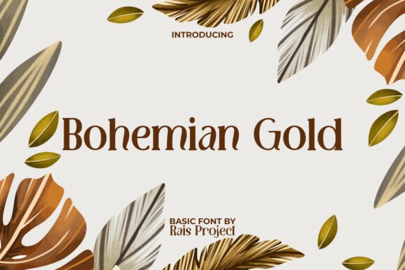 Bohemian Gold Font