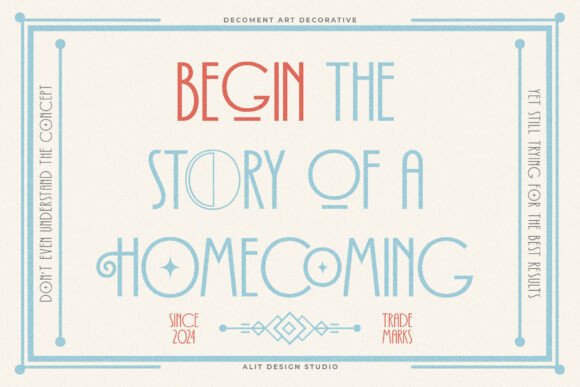 Decoment Font preview 2