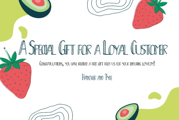 Decorations Font preview 3