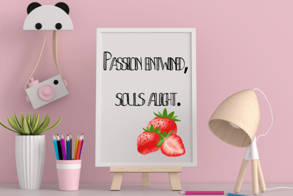 Decorations Font preview 4