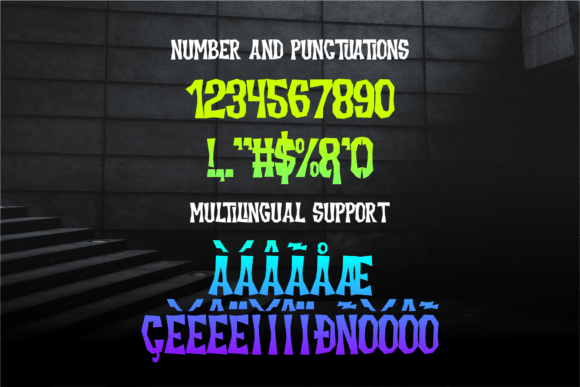 Deep Riots Font preview 3