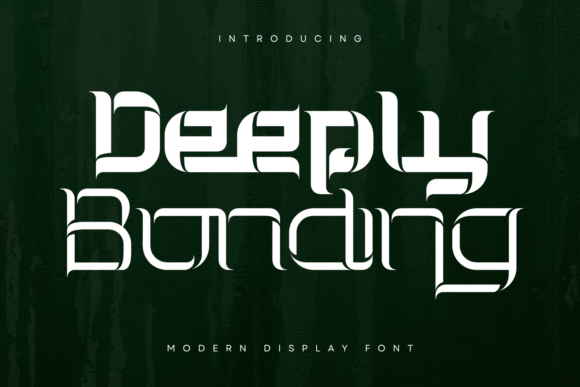 Deeply Bonding Font