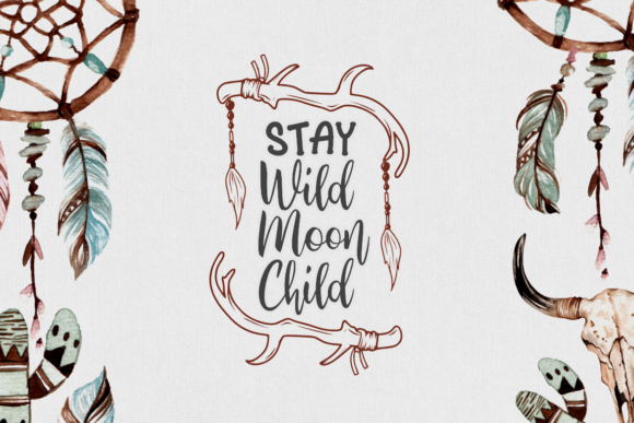 Bohemian Script Font preview 3