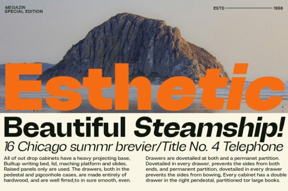 Degitan Font preview 2