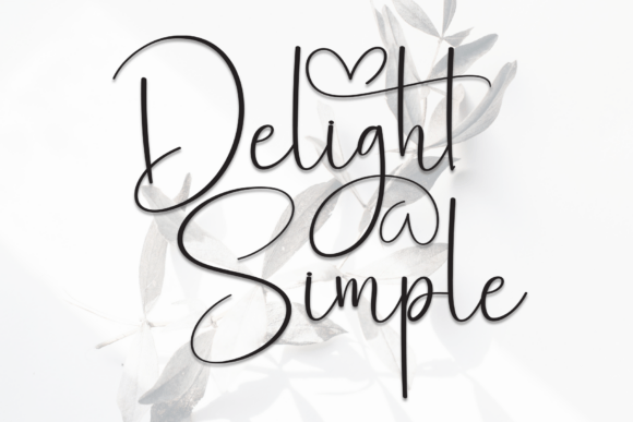 Delight Simple Font
