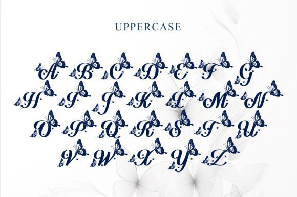 Delightful Butterfly Font preview 4