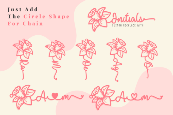 Delisa Birth Flower Duo Font preview 3