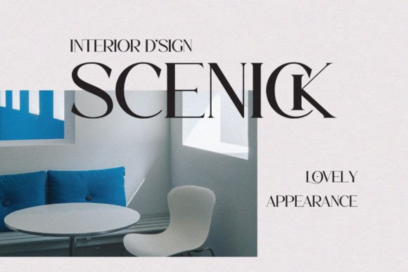 Delon Font preview 4