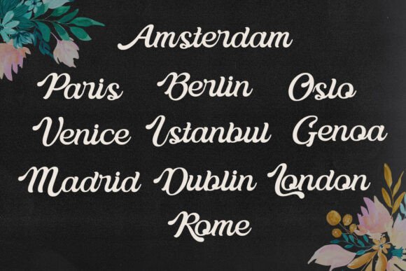 Delusoa Font preview 4