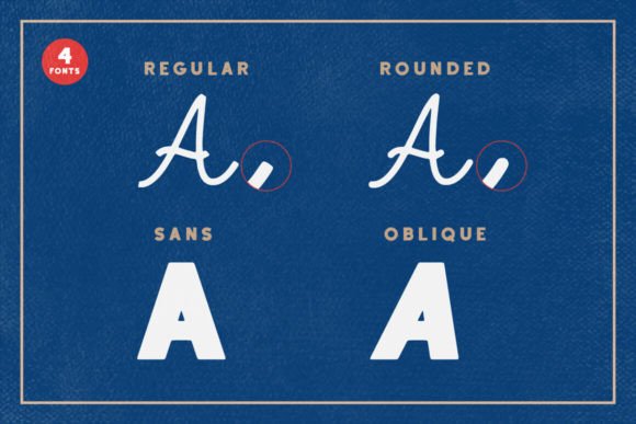 Delta Lake Font Font preview 2