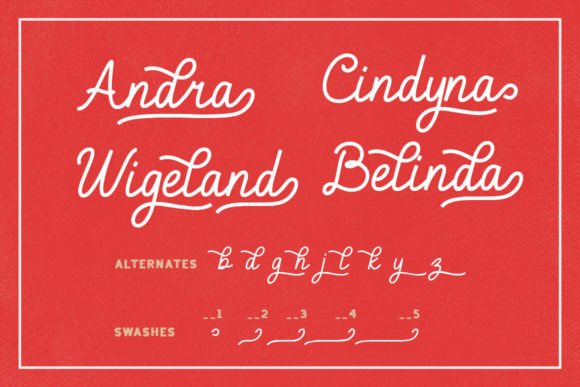 Delta Lake Font Font preview 3