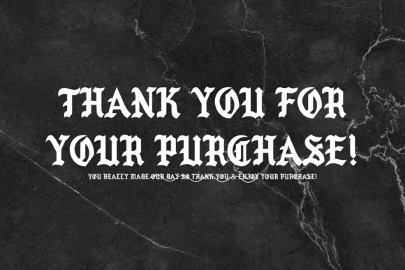 Demon Old English Font preview 3