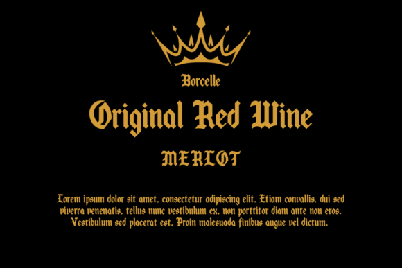 Demon Old English Font preview 4