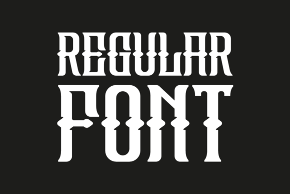 Demons Gothic Font preview 4