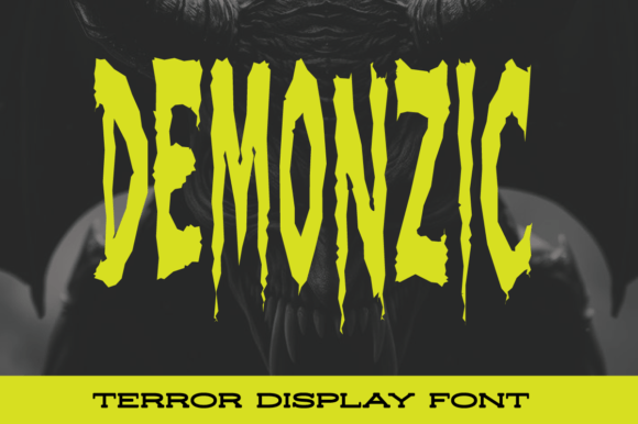 Demonzic Font preview 2