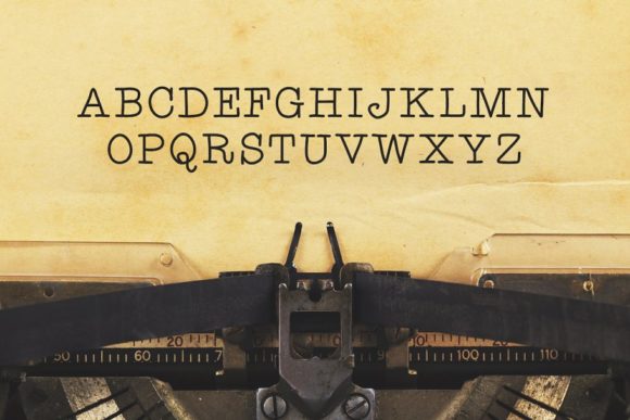 Detective Font preview 2