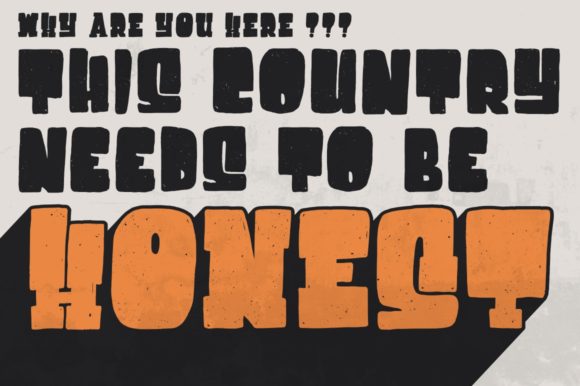 Destone Font preview 2