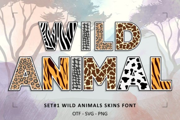 Animal Alphabet Collection Font preview 3