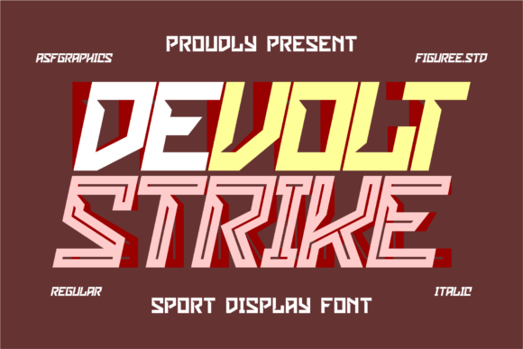 Devolt Strike Font