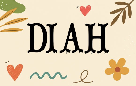Diah Font preview 2