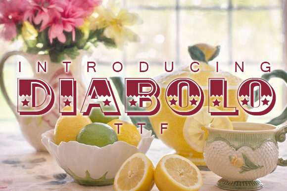 Diabolo Font preview 2