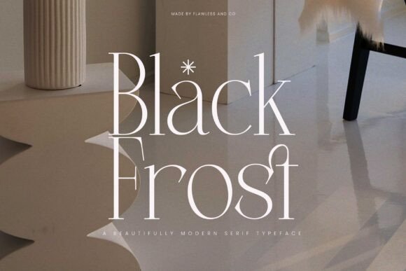Black Frost Font