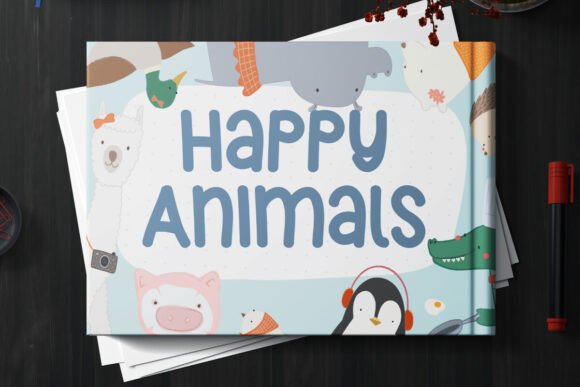 Animal Candy Font preview 4