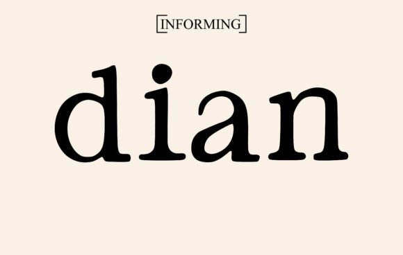 Dian Font preview 2