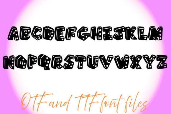 Dice Crazy Font preview 3