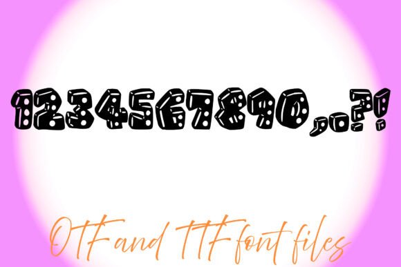 Dice Crazy Font preview 4