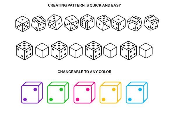 Dice Doodle Font preview 3