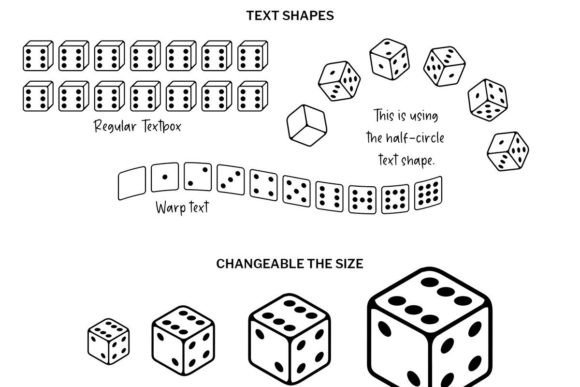 Dice Doodle Font preview 4