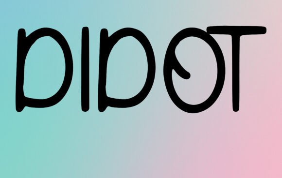 Didot Font preview 2