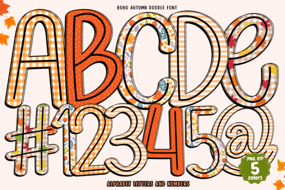 Boho Autumn Doodle Font