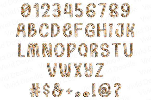 Boho Autumn Doodle Font preview 2
