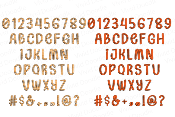 Boho Autumn Doodle Font preview 4