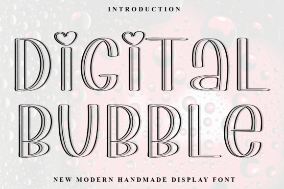 Digital Bubble Font