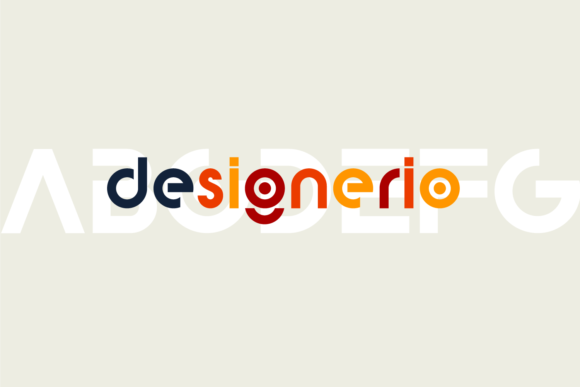 Digital Geometric Font preview 2