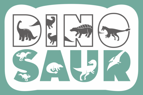 Dino Az Font preview 3