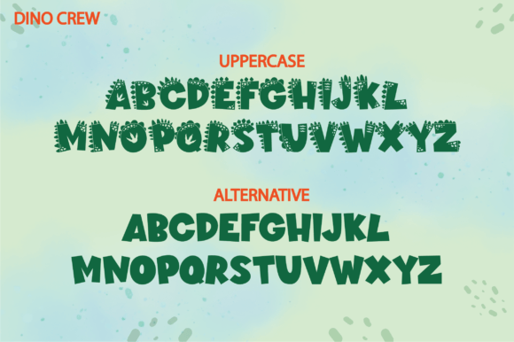 Dino Crew Font preview 4