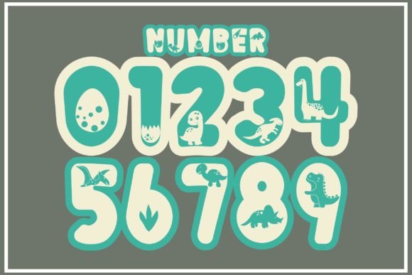 Dino Mode Font preview 4