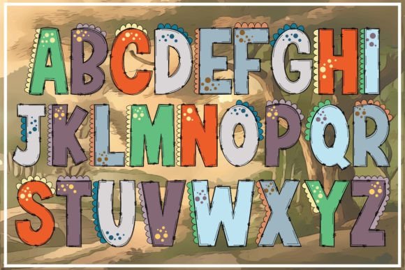 Dino Park Font preview 2