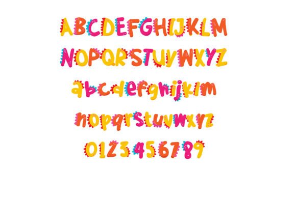 Dino Summer Font preview 4