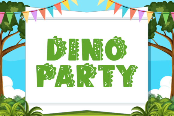 Dino Zack Font preview 4