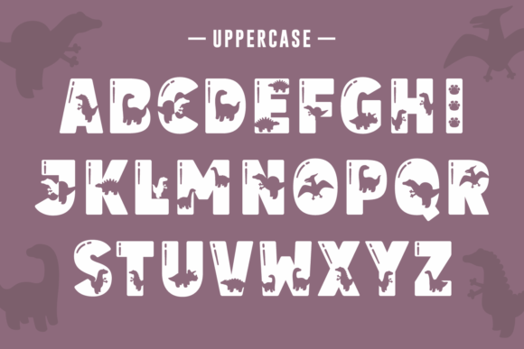Dino Zone Font preview 2