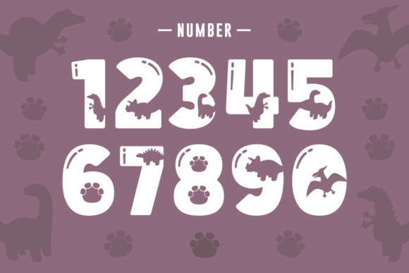 Dino Zone Font preview 4